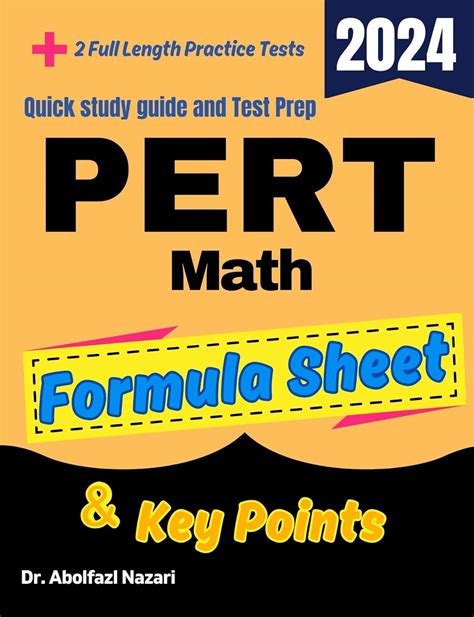 the pert math test book